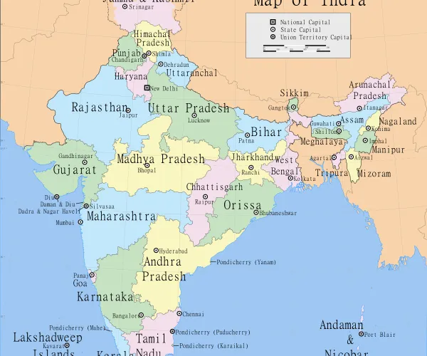 Pan India School Management Software Service Coverage Map
